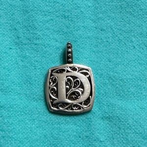 Lori Bonn Sterling Silver “D” Pendant